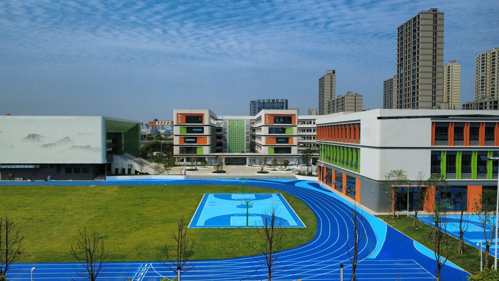 武汉市光谷云溪小学 运动场 实景图